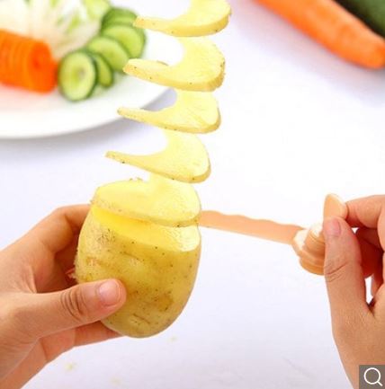 Carrot Potato Slicer Spiral Cutter Mold Kitchen